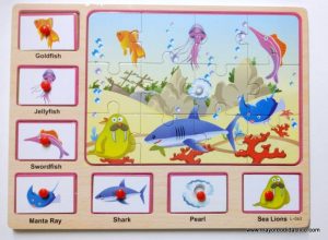 1981 *Rompecabezas d/Madera MIXTO* (30X22.5 cm.) 20 Diferentes. - Imagen 13