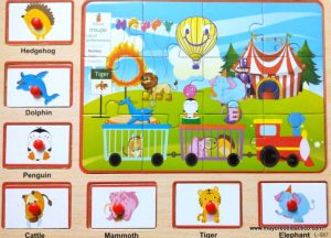 1981 *Rompecabezas d/Madera MIXTO* (30X22.5 cm.) 20 Diferentes. - Imagen 14