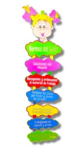 0432 *Normas del Salón* (30x135 cm.) - Imagen 4