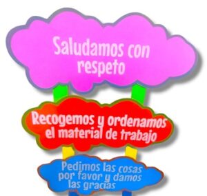 0432 *Normas del Salón* (30x135 cm.) - Imagen 3