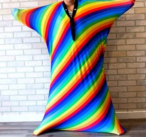 0280 *Saco Sensorial GRANDE* (145x72cm.) Arcoiris. - Imagen 2