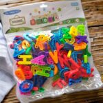 0820 *LETRAS PARA ENHEBRAR en Bolsa* (28.80x29 cm.) 100 Pcs. Aprox. - Imagen 5