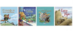 1422 *Colección II Libro d/Cartón c/Pasta Acolchada* (18x18 cm.) 24 Pág. 4 Diferentes.