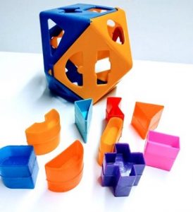 0376 *Polígono Geométrico de Ensarte* (13cm.) 10 Pcs. - Imagen 2