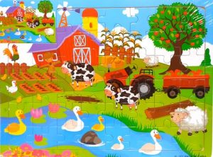 2215 *Rompecabezas c/Guía de 44 Pcs.* (30x22.50cm.) 8 Diferentes. - Imagen 2