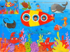 2215 *Rompecabezas c/Guía de 44 Pcs.* (30x22.50cm.) 8 Diferentes. - Imagen 7