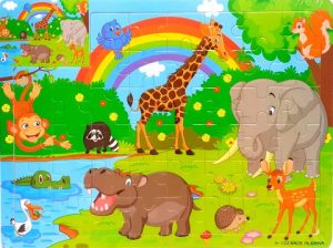 2215 *Rompecabezas c/Guía de 44 Pcs.* (30x22.50cm.) 8 Diferentes. - Imagen 8