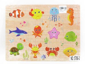 5321 *Rompecabezas d/Madera 60 Piezas* (30 x 22.50 cm.) 10 Modelos. - Imagen 8