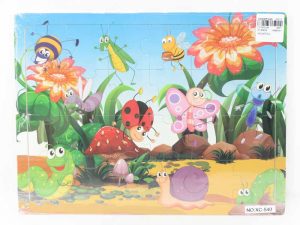 0018-40 *Rompecabezas de Madera con 40 Piezas* (30x22 cm.) 10 Modelos. - Imagen 2