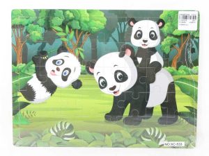 0018-40 *Rompecabezas de Madera con 40 Piezas* (30x22 cm.) 10 Modelos. - Imagen 3