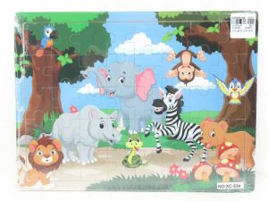 0018-40 *Rompecabezas de Madera con 40 Piezas* (30x22 cm.) 10 Modelos. - Imagen 4