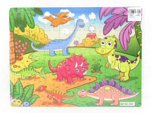 0018-40 *Rompecabezas de Madera con 40 Piezas* (30x22 cm.) 10 Modelos.