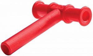0310 *Tubo Masticable MORDEDERA Forma de T SIN Texturas Mango GRUESO*  (6x8 cm.) - Imagen 2