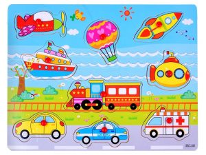 5439 *Rompecabezas d/Madera c/PIJAS PLÁSTICAS* (30x22.50 cm.) 10 Modelos. - Imagen 3