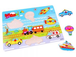 5439 *Rompecabezas d/Madera c/PIJAS PLÁSTICAS* (30x22.50 cm.) 10 Modelos.