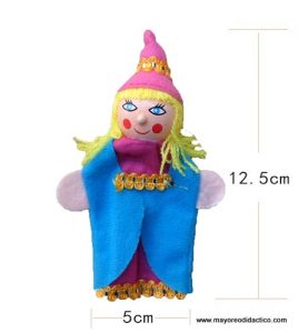 0291 *GUIÑOL Títere Digital AMIGOS DEL CASTILLO* (12.5X5 cm.) 6 Pcs. - Imagen 2