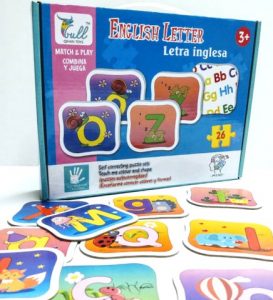 0247/8118 *EL ALFABETO Memorama e/Inglés* (Caja de 28x21 cm.) 52 Pcs.