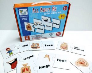 0247/8101 *CUERPO HUMANO Juego p/Relacionar e/Inglés* (Caja de 28x21 cm.) 60 Pcs. - Imagen 2