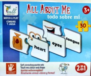 0247/8101 *CUERPO HUMANO Juego p/Relacionar e/Inglés* (Caja de 28x21 cm.) 60 Pcs.