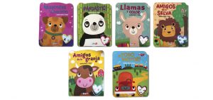 6982 *Super Pinta y Pega c/Stickers* (21x28cm.) 72 Pág. 6 Tomos, (Pieza).