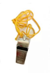 0288 *Silbato Metálico c/Cordón* (5cm.) - Imagen 2