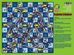 0585 *Serpientes y Escaleras + Parchis* (60x45 cm.)