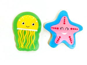 0923 *CAJA c/36 Borradores AMIGOS DEL MAR #2* (15x13 cm.)