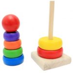 1942 *Apilador Multicolor d/Madera* (20.5x9 cm.) - Imagen 4