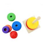 1942 *Apilador Multicolor d/Madera* (20.5x9 cm.) - Imagen 5