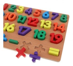 2090/3 *Rompecabezas d/Madera 3 D -Números al 20-*  (24 x 21.5 cm.) - Imagen 2