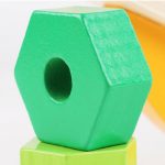 0204 *Ensarte Geométrico 5 Postes* (30x7 cm.) - Imagen 4