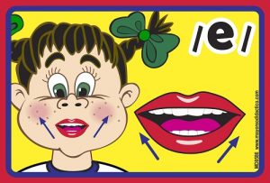 MD0586 *Fonemas Vocálicos* (14x9 cm.) 5 Tarjetas GRANDES. - Imagen 2