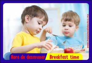 MD0590 *Rutinas en Casa ESPAÑOL/INGLES* (14x9 cm.) 17 Tarjetas Fotográficas GRANDES. - Imagen 5