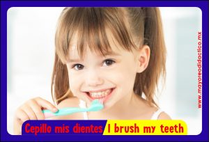 MD0590 *Rutinas en Casa ESPAÑOL/INGLES* (14x9 cm.) 17 Tarjetas Fotográficas GRANDES. - Imagen 6