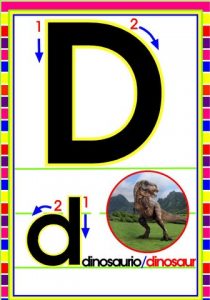 MD592 *Abecedario Asociado a/Animales Reales* (14x9 cm.) 29 Tarjetas. - Imagen 6