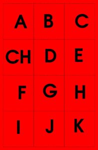 MD0597 *Silabario Móvil* (9.5x14.5 cm.) 17 Tarjetas. - Imagen 4