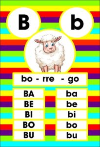 MD595 *Sílabas y Vocales* (14x9 cm.) 29 Tarjetas. - Imagen 7