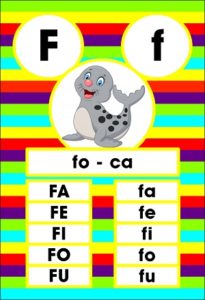 MD595 *Sílabas y Vocales* (14x9 cm.) 29 Tarjetas. - Imagen 11