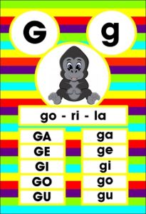 MD595 *Sílabas y Vocales* (14x9 cm.) 29 Tarjetas. - Imagen 12
