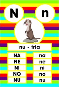 MD595 *Sílabas y Vocales* (14x9 cm.) 29 Tarjetas. - Imagen 19