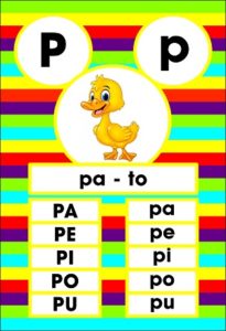 MD595 *Sílabas y Vocales* (14x9 cm.) 29 Tarjetas. - Imagen 21