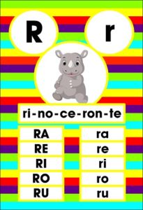 MD595 *Sílabas y Vocales* (14x9 cm.) 29 Tarjetas. - Imagen 23