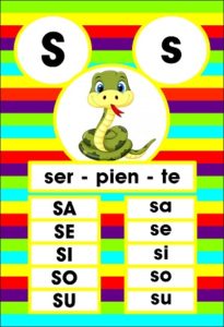 MD595 *Sílabas y Vocales* (14x9 cm.) 29 Tarjetas. - Imagen 24