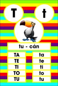 MD595 *Sílabas y Vocales* (14x9 cm.) 29 Tarjetas. - Imagen 25