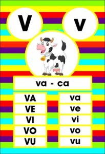 MD595 *Sílabas y Vocales* (14x9 cm.) 29 Tarjetas. - Imagen 26