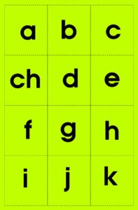 MD0597 *Silabario Móvil* (9.5x14.5 cm.) 17 Tarjetas. - Imagen 3