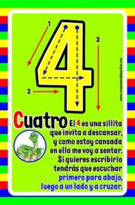 MD0598 *Números del 0 al 10 c/Rimas ESPAÑOL* (9x14 cm.) 11 Tarjetas. - Imagen 6