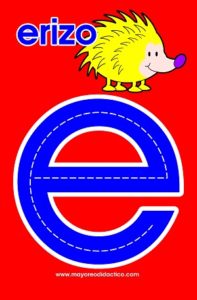 MD596 *Vocales MAYÚSCULAS y MINÚSCULAS* (14x9 cm.) 10 Tarjetas. - Imagen 5