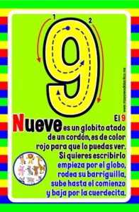 MD0598 *Números del 0 al 10 c/Rimas ESPAÑOL* (9x14 cm.) 11 Tarjetas. - Imagen 12