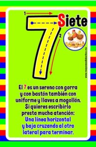 MD0598 *Números del 0 al 10 c/Rimas ESPAÑOL* (9x14 cm.) 11 Tarjetas. - Imagen 9